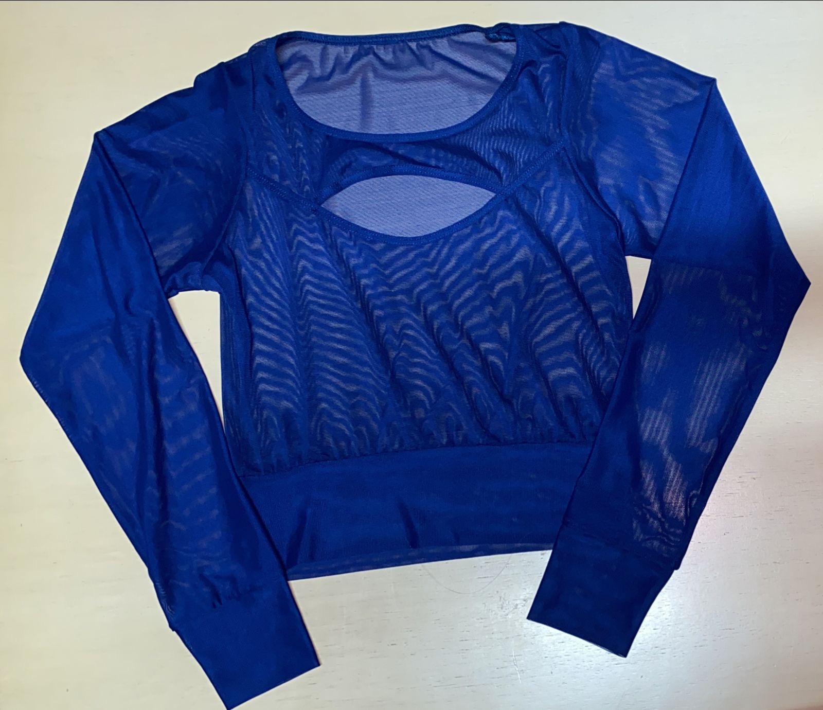 Blusa velo azul