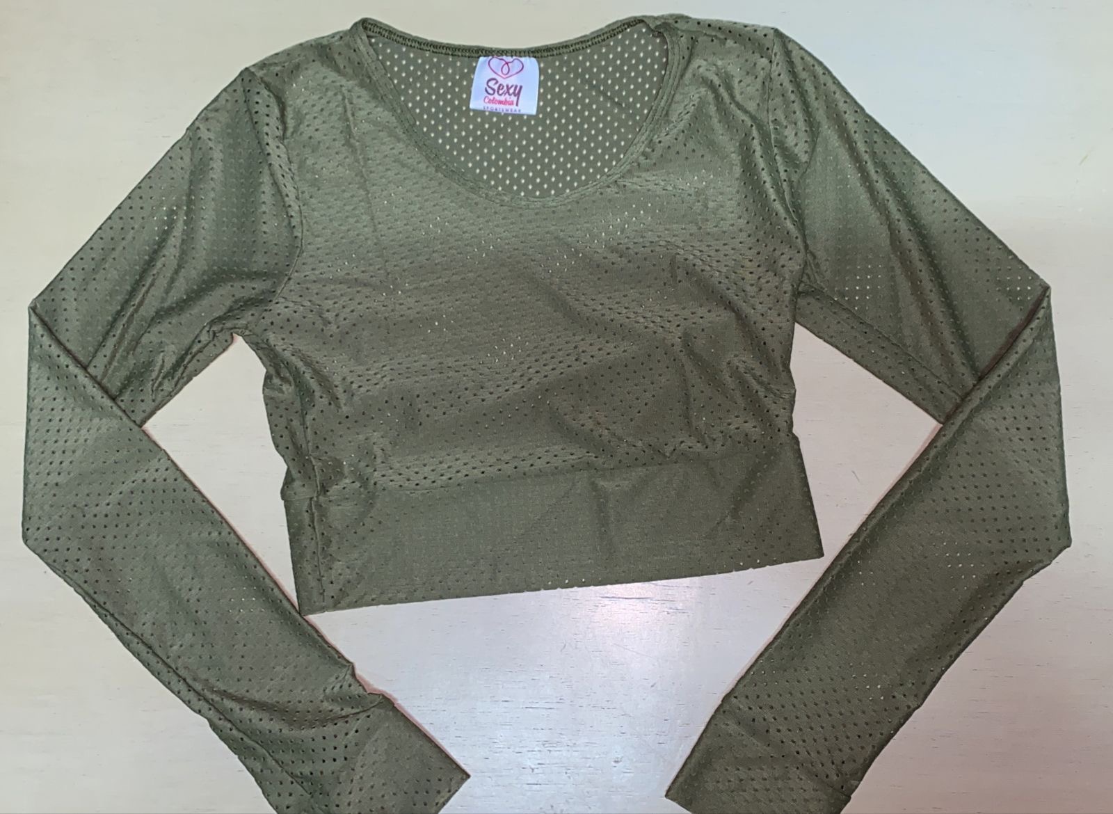 Blusa malla verde