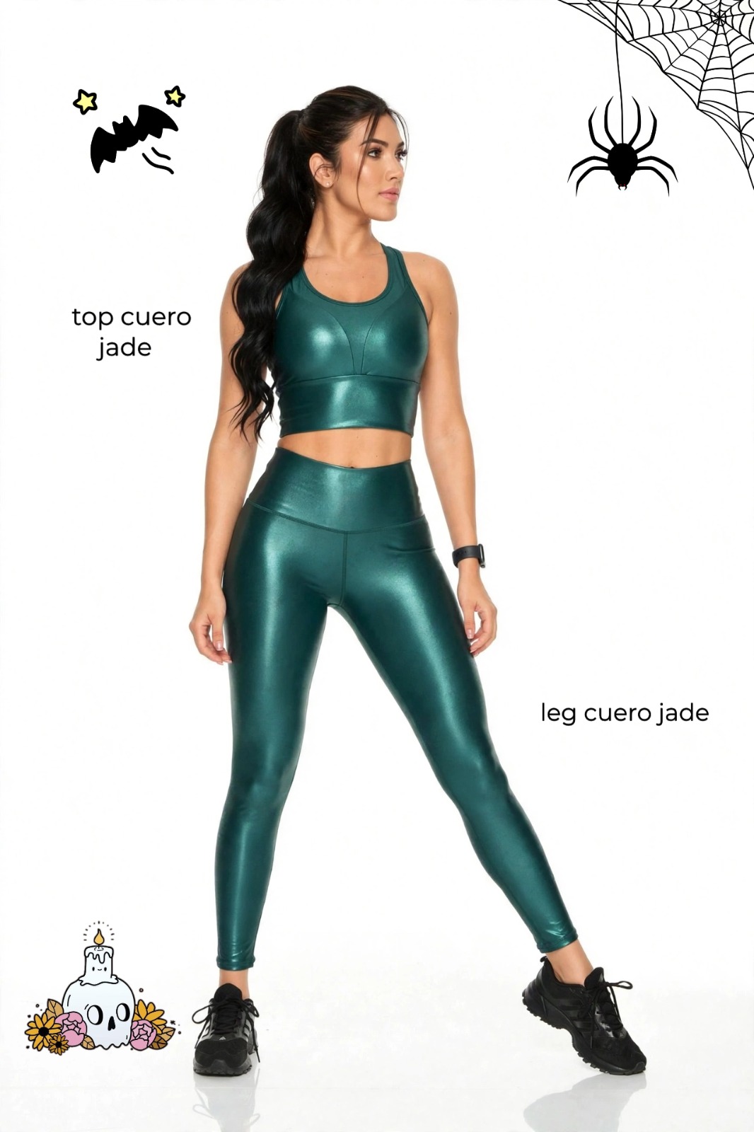 top cuero jade
