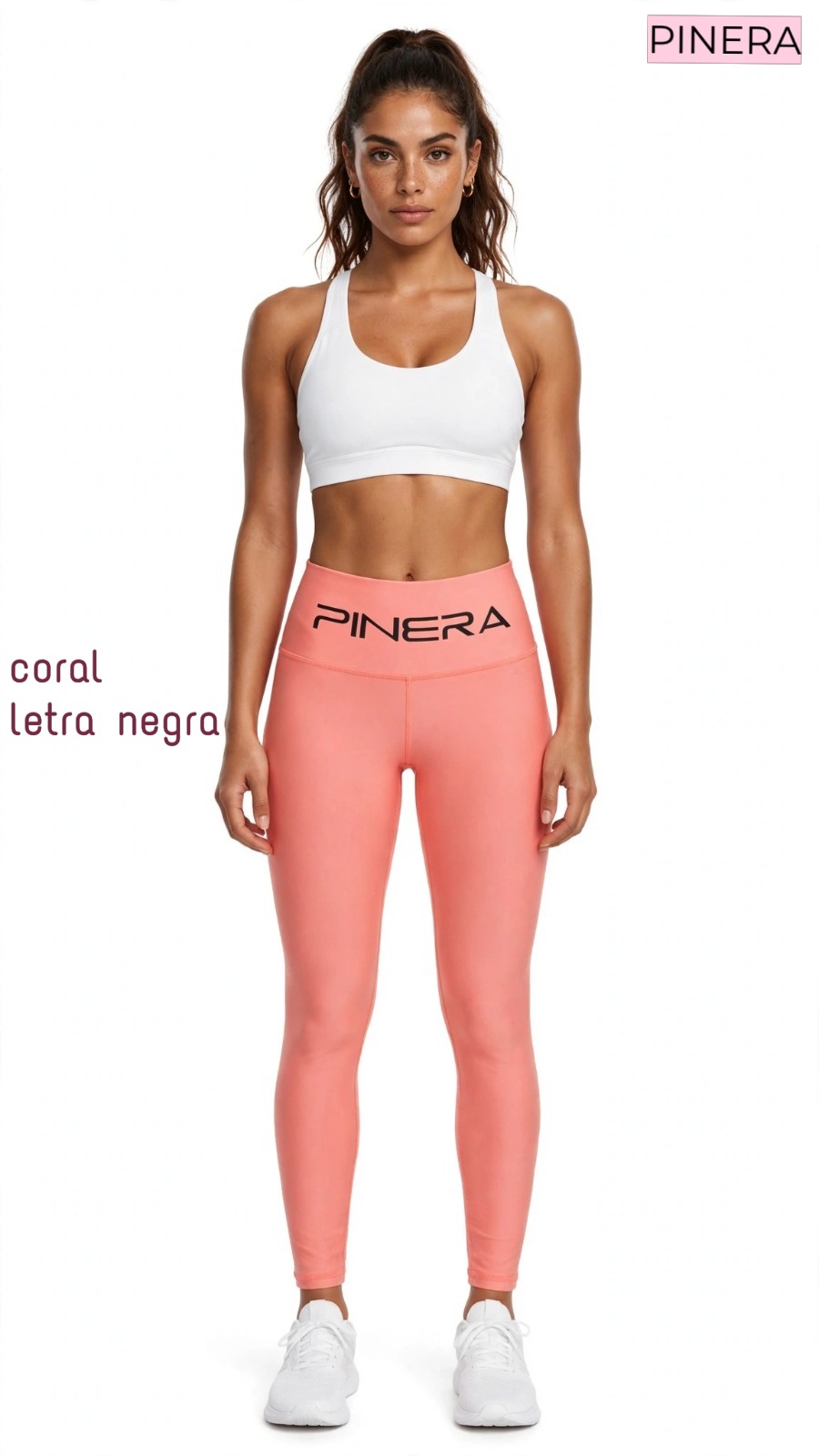 coral letra negra