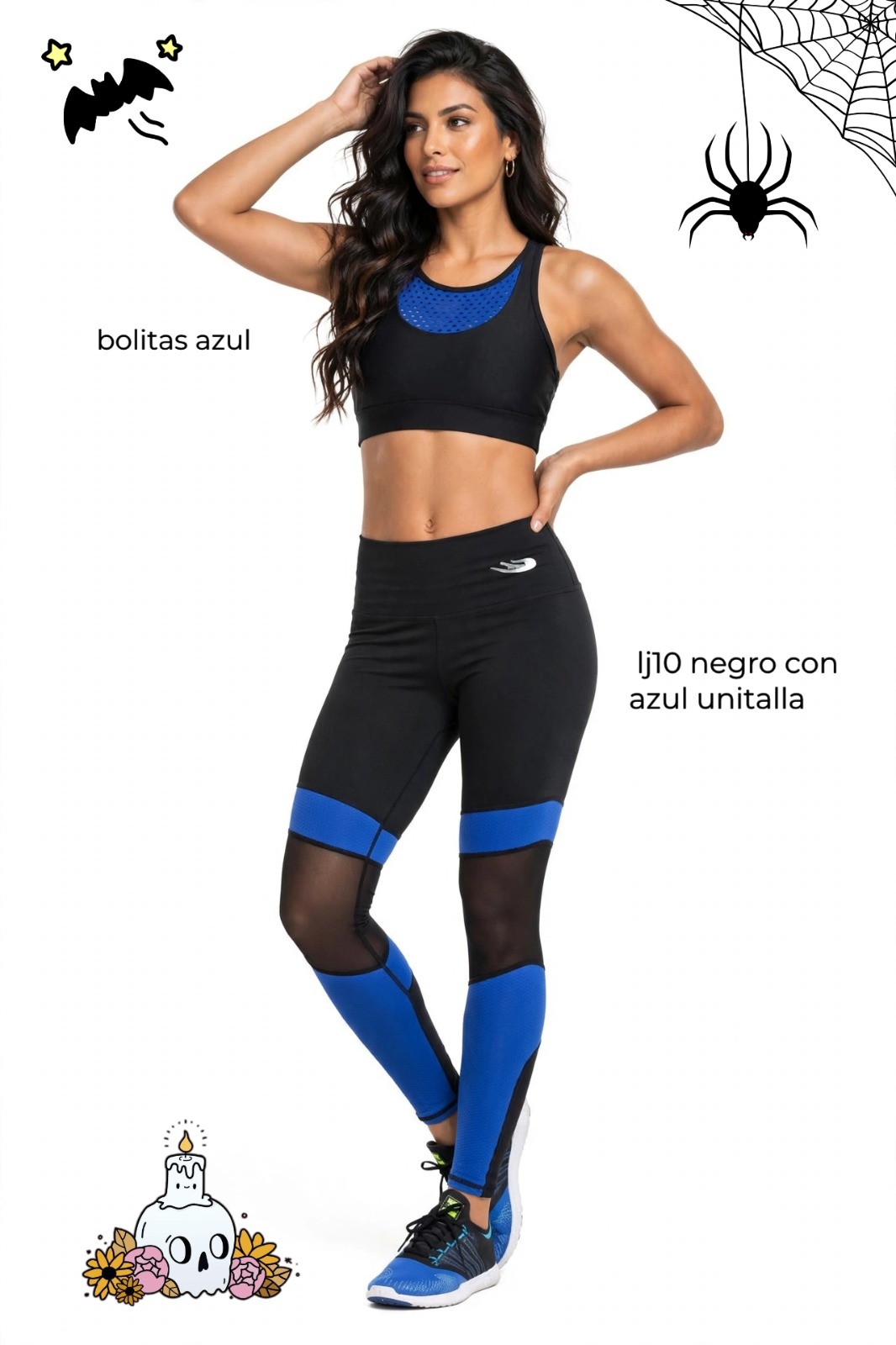 lj10 negro con azul unitalla