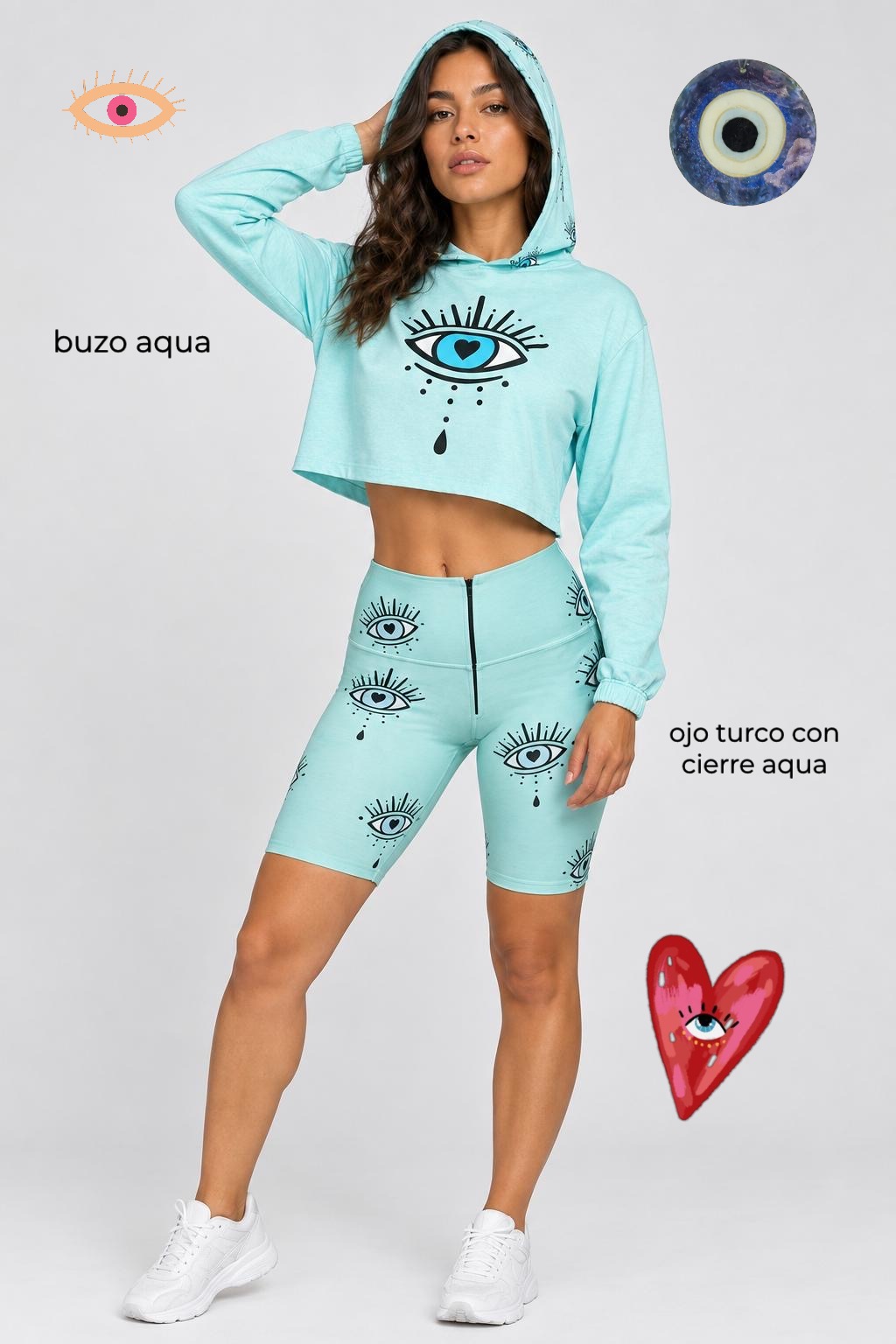 ojo turco con cierre aqua
