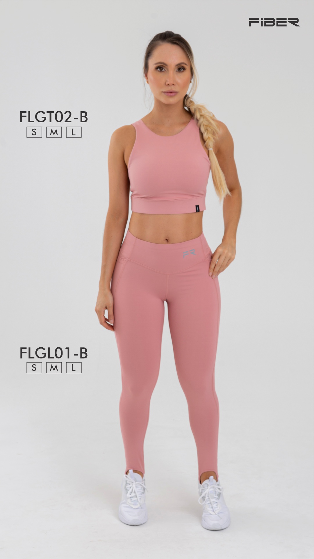 LEGGINGS ROSA M FLGL01 BC2